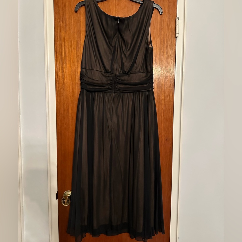 Connected Apparel black/gold dress, size 16. - Picture 5 of 5